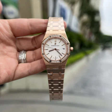 Audemars Piguet Royal Oak Rose Gold Best Replica Women's 34mm - C