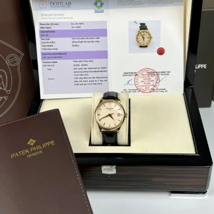 Patek Philippe Calatrava 5227J 18K Gold Wrapped Replica Watches 39mm - C