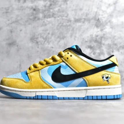 Nike SB Dunk Low x Powerpuff Girls Yellow Blue