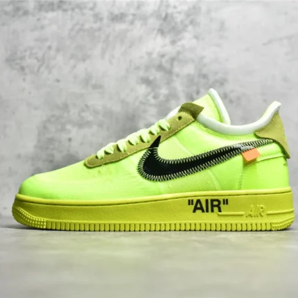 Off-White x Nike Air Force 1 Low Part 2 Volt The Ten - C